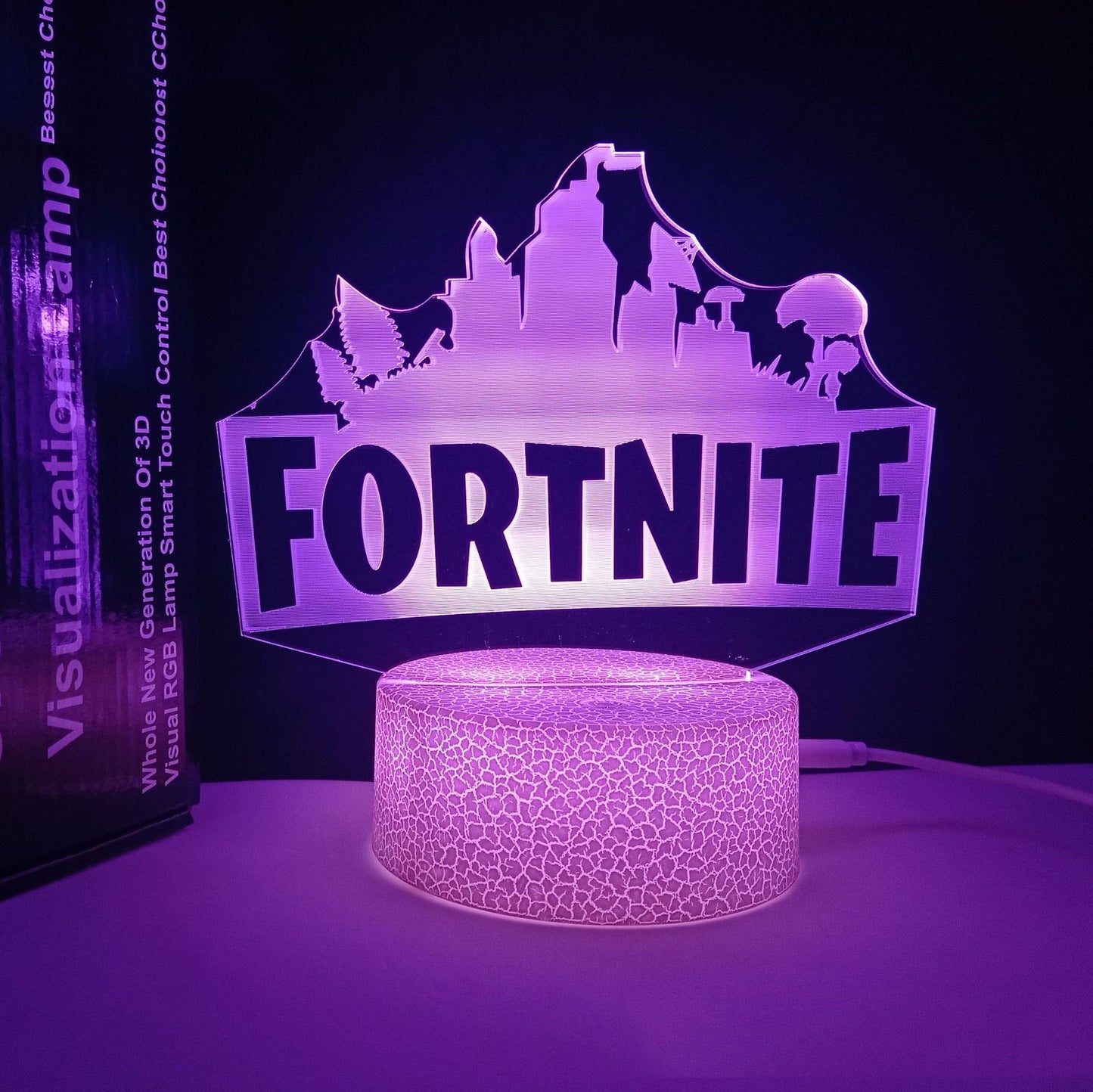 Usb Plug-in Remote Control 3D Ambient Night Light