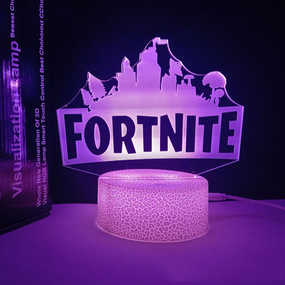 Usb Plug-in Remote Control 3D Ambient Night Light