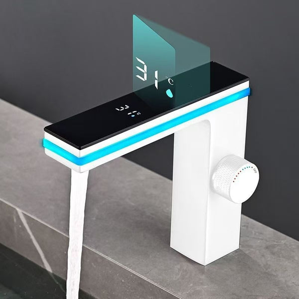 Smart Digital Display Ambient Light Hot And Cold Water Faucet